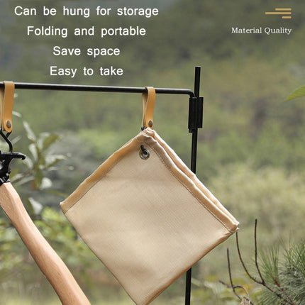 Outdoor Camping Fiberglass Heat Insulation Pad Fireproof Cloth, Size: 56x80cm-garmade.com