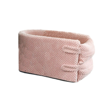 Car Central Control Seat Pet Portable Bed Pad, Colour: Rubber + Pink(42x20x22cm)-garmade.com