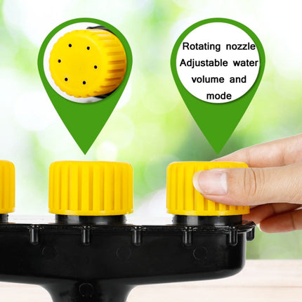 DKSSQ Gardening Watering Sprinkler Nozzle, Specification: 3 Head with 1 inch/1.2 inch Interface-garmade.com
