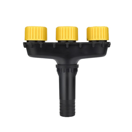 DKSSQ Gardening Watering Sprinkler Nozzle, Specification: 3 Head With 1.5 inch Interface-garmade.com