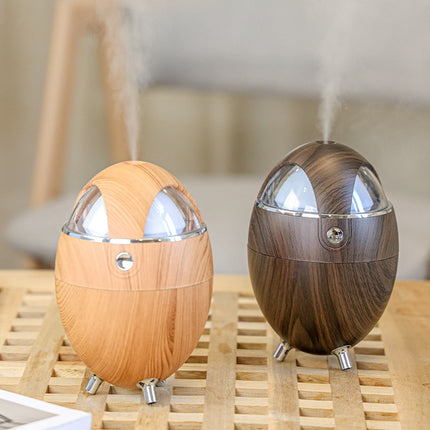 Y18 Mini USB Bedroom Spray Bright Night Lamp Humidifier(Deep Wood Grain)-garmade.com