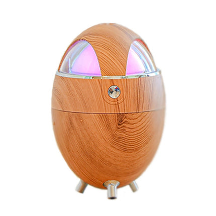 Y18 Mini USB Bedroom Spray Bright Night Lamp Humidifier(Light Wooden Grain)-garmade.com