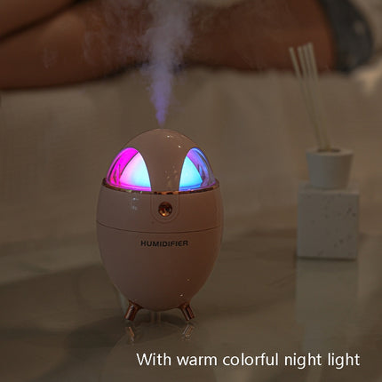 Y18 Mini USB Bedroom Spray Bright Night Lamp Humidifier(Light Wooden Grain)-garmade.com