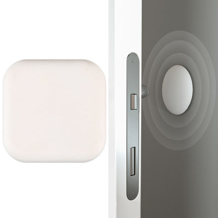 20 PCS Silent Anti-Collision Silicone Pad For Door Handle, Size: 4.5cm Square White-garmade.com