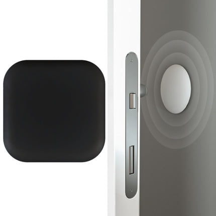 20 PCS Silent Anti-Collision Silicone Pad For Door Handle, Size: 4.5cm Square Black-garmade.com