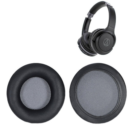 1 Pair Headset Sponge Earmuffs for Audio-Technica ATH-S200BT(White+Gray)-garmade.com