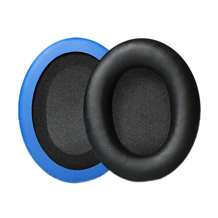 2pcs Headset Earmuffs For Kingston HyperX Cloud II / Silver / Alpha / Flight / Stinger, Color: Black+Blue Protein Skin-garmade.com