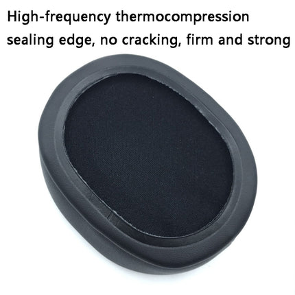 2 PCS Headset Protein Leather Earmuffs for Audio-Technica ATH-WS660BT(Black)-garmade.com