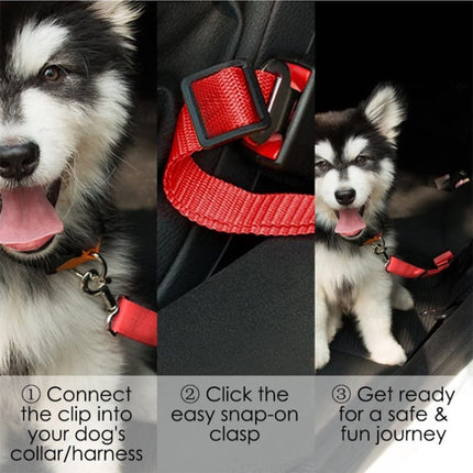 10 PCS Car Seat Pet Buckle Safety Belt, Color Random Delivery-garmade.com