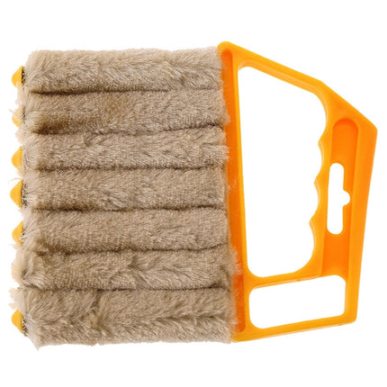 3 PCS Microfiber Blind Dust Removal Cleaning Brush, Size: 16x13.5cm(Yellow)-garmade.com