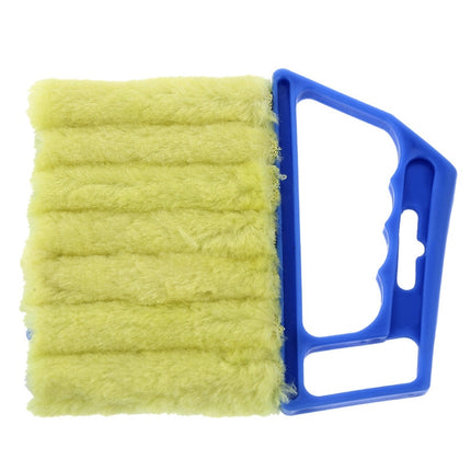 3 PCS Microfiber Blind Dust Removal Cleaning Brush, Size: 16x13.5cm(Blue)-garmade.com