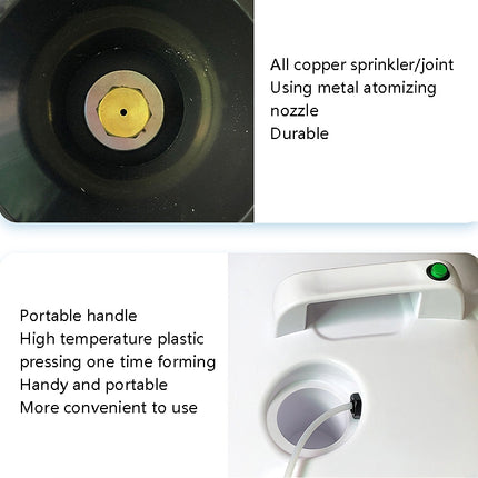 Mist Air Spray Cleaner Disinfectant Air Purifier, Power Plug: US Plug 110V(White)-garmade.com