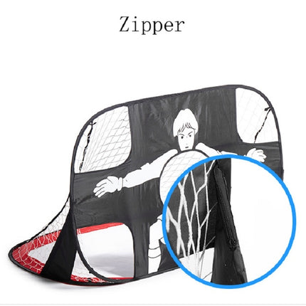 Outdoor Simple Movable Folding Small Football Goal For Children(Zipper)-garmade.com