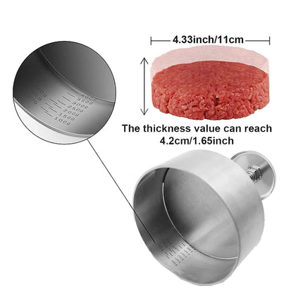 Hamburg Pressed Meat 304 Stainless Steel Cake Press-garmade.com