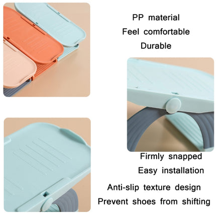 2 PCS 3-Level Adjustable Double-Layer Shoe Storage Rack(Pink)-garmade.com