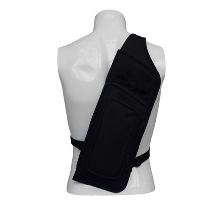 Oxford Cloth Single Shoulder Crossbody Arrow Bag(Black)-garmade.com