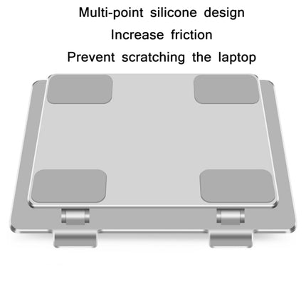 L301 Laptop Portable Adjustable Desktop Cooling Bracket(Moon Silver)-garmade.com