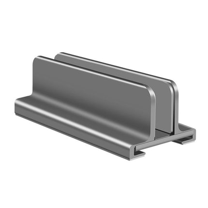 Aluminum Alloy Laptop Tablet Phone Storage Stand, Color: L400 Single Slot (Gray)-garmade.com