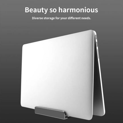Aluminum Alloy Laptop Tablet Phone Storage Stand, Color: L401 Double Slot (Silver)-garmade.com