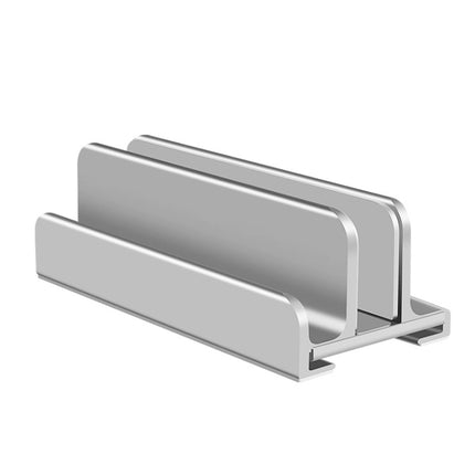 Aluminum Alloy Laptop Tablet Phone Storage Stand, Color: L401 Double Slot (Silver)-garmade.com