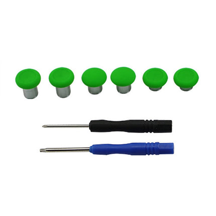 6 PCS Button Accessories For PS4 / Switch / Xbox One(Green)-garmade.com