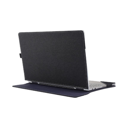 Multifunctional PU Leather Laptop Case With Stand Function, Color: 13.3 inch Black-garmade.com