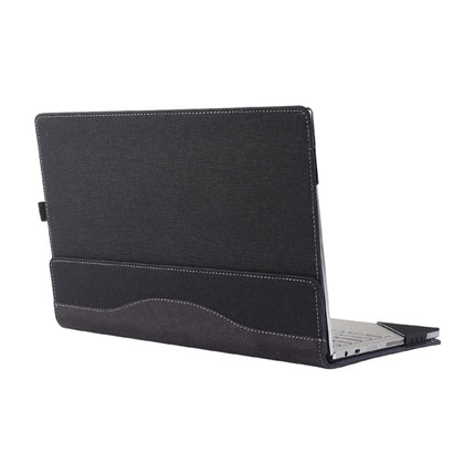 Multifunctional PU Leather Laptop Case With Stand Function, Color: 13.3 inch Black-garmade.com