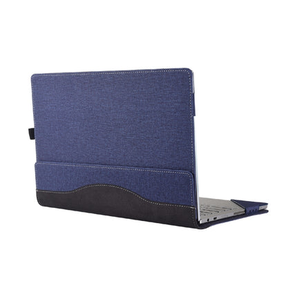 Multifunctional PU Leather Laptop Case With Stand Function, Color: 13.3 inch Blue-garmade.com