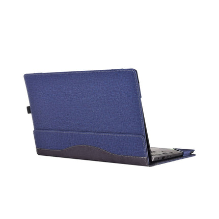 PU Leather Laptop Protection Sleeve For HP Spectre X360 15-EB(Blue)-garmade.com