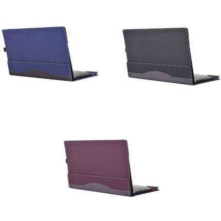 PU Leather Laptop Protection Sleeve For HP Spectre X360 15-EB(Wine Red)-garmade.com