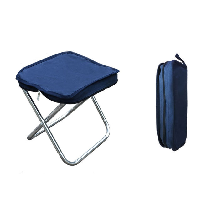 Outdoor Portable Handbag Folding Fishing Stool(Blue)-garmade.com
