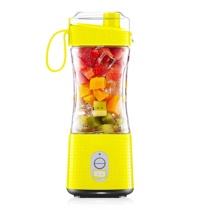 6-Blade Electric Fruit Juicer Juice Cup(Yellow)-garmade.com