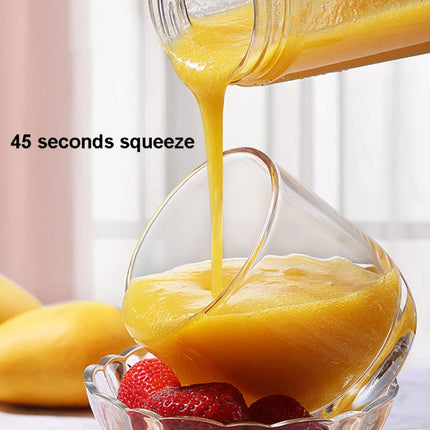 6-Blade Electric Fruit Juicer Juice Cup(Yellow)-garmade.com