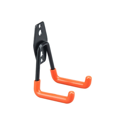 2 PCS 630 Small Square Garage Hook Warehouse Storage Dip Metal Hook(Bright Orange)-garmade.com