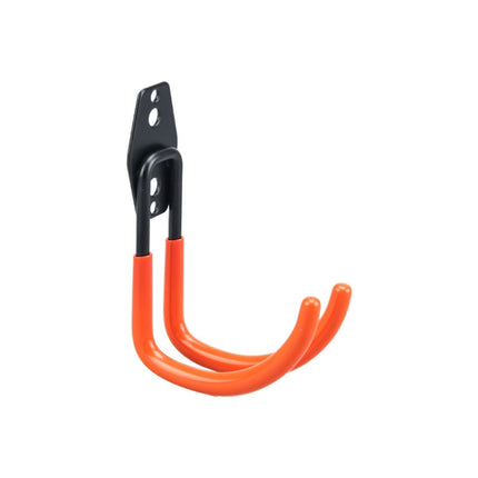 2 PCS 630 Large Round Garage Hook Warehouse Storage Dip Metal Hook(Bright Orange)-garmade.com