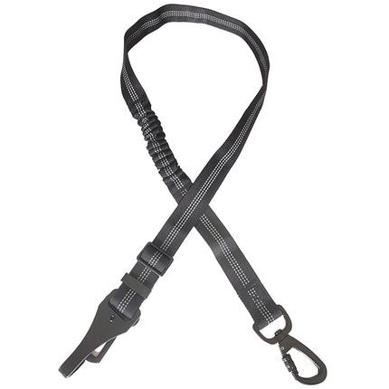 Medium Large Dog Pet Safety Rope Pet Car Seat Belt(Black)-garmade.com