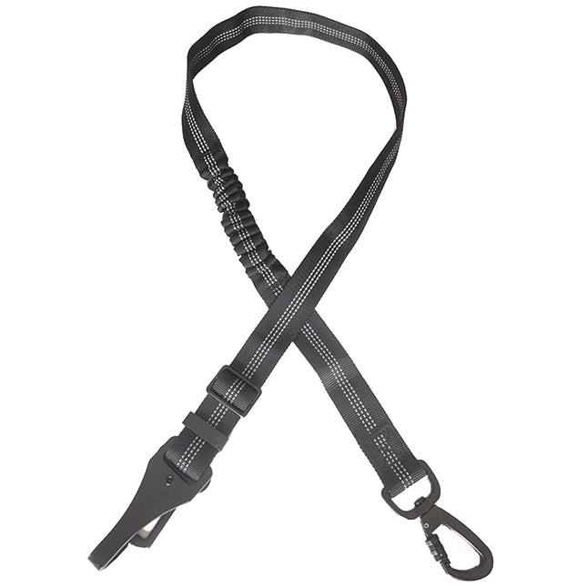 Medium Large Dog Pet Safety Rope Pet Car Seat Belt(Black)-garmade.com