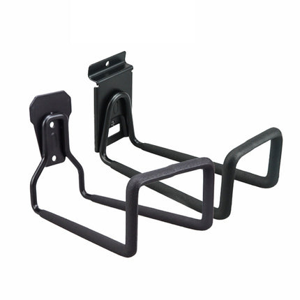 Pipeline Hook Heavy Water Pipe Wire Storage Garage Hook, Style: On Wall(Black)-garmade.com