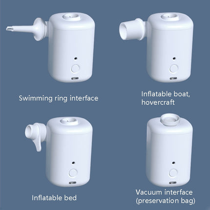 AP220 Outdoor Two-Purpose Portable Suction & Inflatable Pump(White)-garmade.com