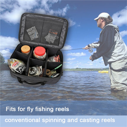 Large Capacity Multi-Pocket Fishing Line Box(Black)-garmade.com