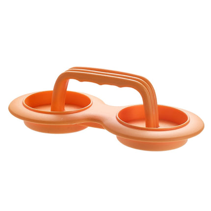 Rice Group Hamburger Pressure Cracker Mold(Orange)-garmade.com