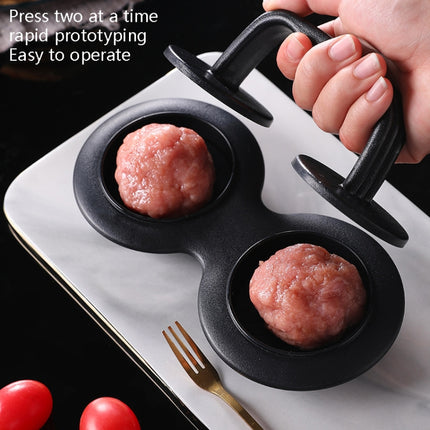 Rice Group Hamburger Pressure Cracker Mold(Black)-garmade.com