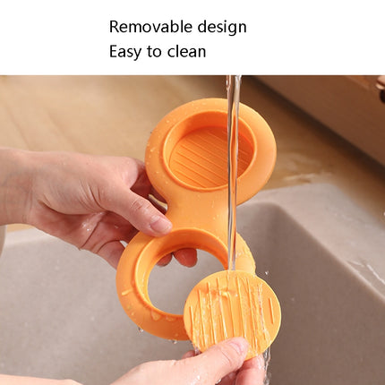 Rice Group Hamburger Pressure Cracker Mold(Orange)-garmade.com