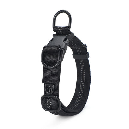 CW1100 Telescopic Dog Collar, Specification: XL 35-55cm(Black)-garmade.com