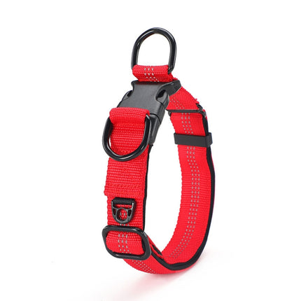CW1100 Telescopic Dog Collar, Specification: XL 35-55cm(Red)-garmade.com