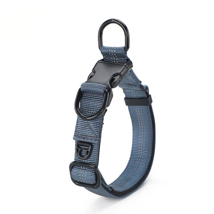 CW1100 Telescopic Dog Collar, Specification: XL 35-55cm(Gray Blue)-garmade.com
