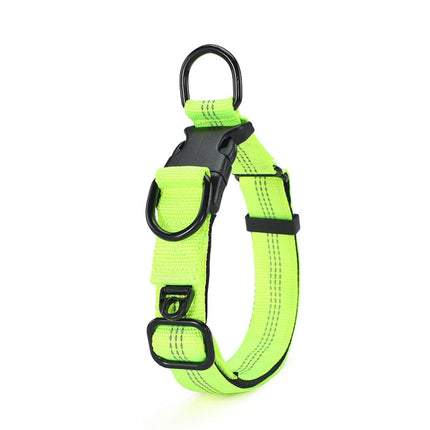CW1100 Telescopic Dog Collar, Specification: XL 35-55cm(Fluorescent Green)-garmade.com