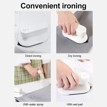 IM-168 Mini Wireless Ironing Iron Garment Steam(White)-garmade.com