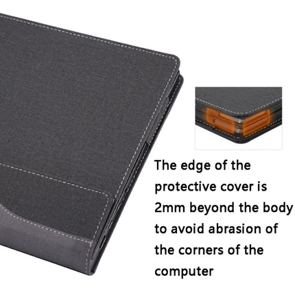 PU Leather Laptop Case For HP Spectre X360 15-EB 15.6(Blue)-garmade.com