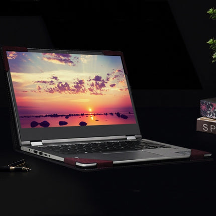 PU Leather Laptop Case For HP Spectre X360 15-EB 15.6(Black)-garmade.com